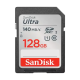 Sandisk Ultra 128GB 140Mbps SDXC UHS-I U1 Memory Card (SDSDUNB-128G-GN6IN)
